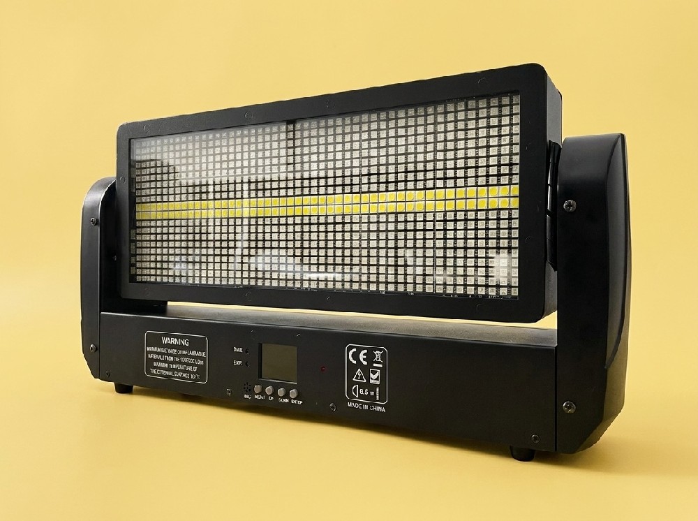 96+12-Section White Light Moving-Head Strobe Light